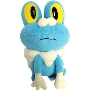Tomy Pokemon Froakie Plush Toy 8" Blue & White Soft Collectible 2015